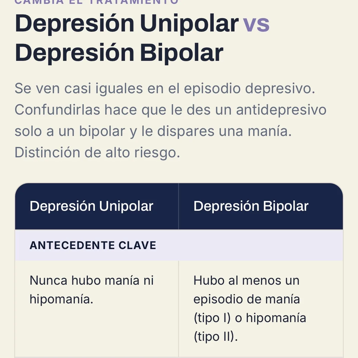 IMAGEN: captura de la app — un par diagnóstico abierto, con las dos columnas enfrentadas